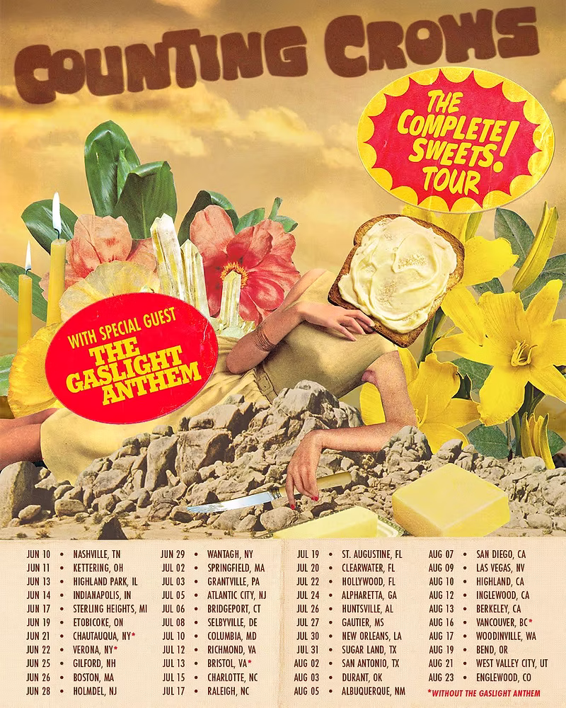 Concert Review: Counting Crows - The Complete Sweets! Tour in Highland Park, IL