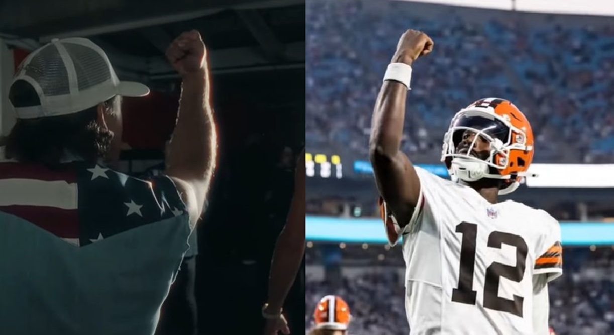 Morgan Wallen Shows Love To Shedeur Sanders In Cleveland, & Browns Fans Are Loving It