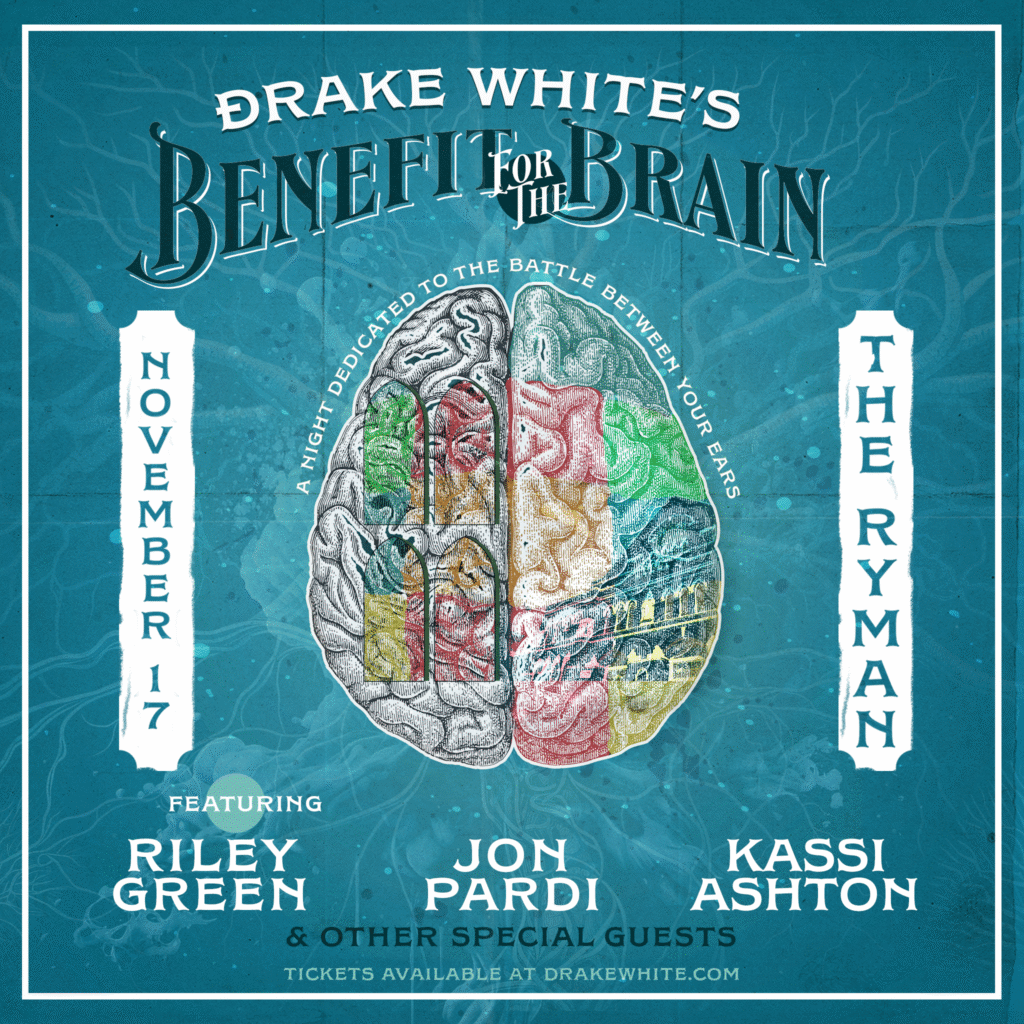 DRAKE WHITE UNVEILS 2025 “BENEFIT FOR THE BRAIN” LINEUP – Country’s Chatter